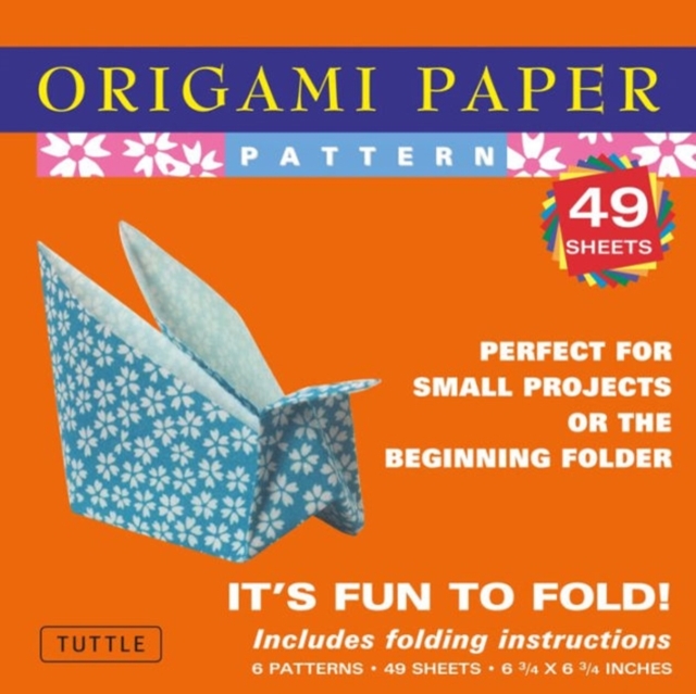 Origami Paper - Patterns - Small 6 3/4" - 49 Sheets : Tuttle Origami Paper: Origami Sheets Printed with 8 Different Designs: Instructions for 6 Projects Included, Notebook / blank book Book