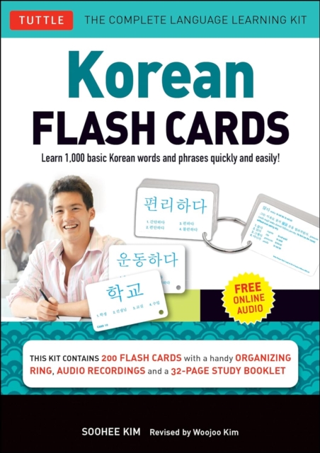 Korean Flash Cards Kit : Learn 1,000 Basic Korean Words and Phrases Quickly and Easily! (Hangul & Romanized Forms) Downloadable Audio Included, Multiple-component retail product Book