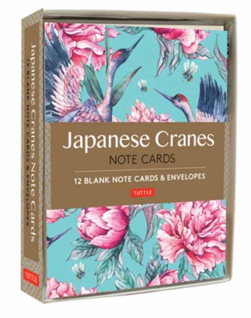 Japanese Cranes Note Cards : 12 Blank Note Cards & Envelopes (6 x 4 inch cards in a box), Miscellaneous print Book