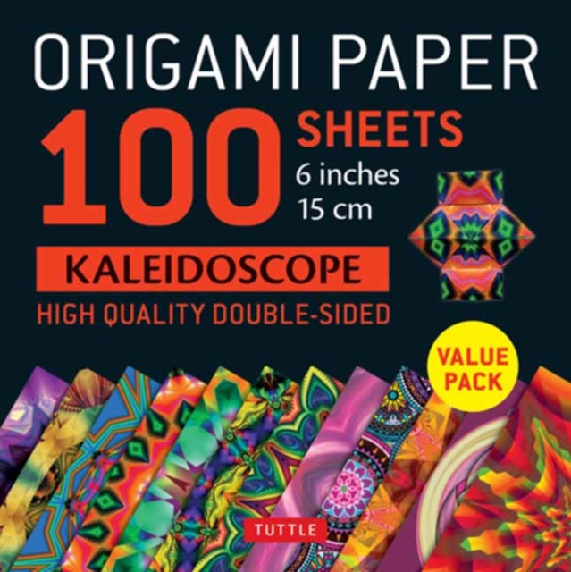 Origami Paper 100 sheets Kaleidoscope 6" (15 cm) : Tuttle Origami Paper: Double-Sided Origami Sheets Printed with 12 Different Patterns: Instructions for 6 Projects Included, Notebook / blank book Book