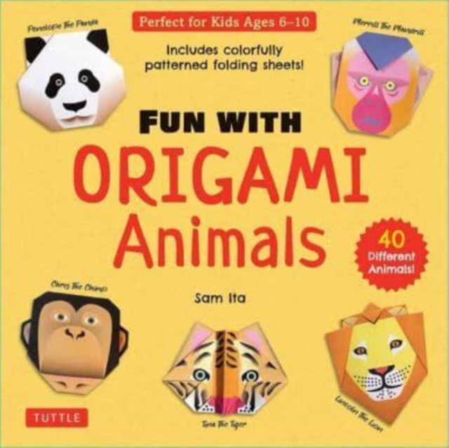 Fun with Origami Animals Kit : 40 Different Animals! Includes Colorfully Patterned Folding Sheets! Full-color 48-page Book with Simple Instructions (Ages 6 - 10), Multiple-component retail product Book