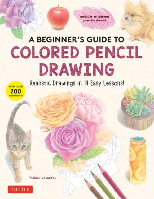 A Beginner's Guide to Colored Pencil Drawing : Realistic Drawings in 14 Easy Lessons! (With Over 200 illustrations), Paperback / softback Book