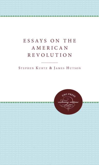 Essays on the American Revolution, EPUB eBook
