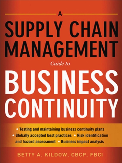 A Supply Chain Management Guide to Business Continuity, EPUB eBook