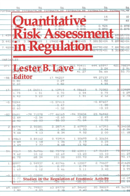 Quantitative Risk Assessment in Regulation, PDF eBook