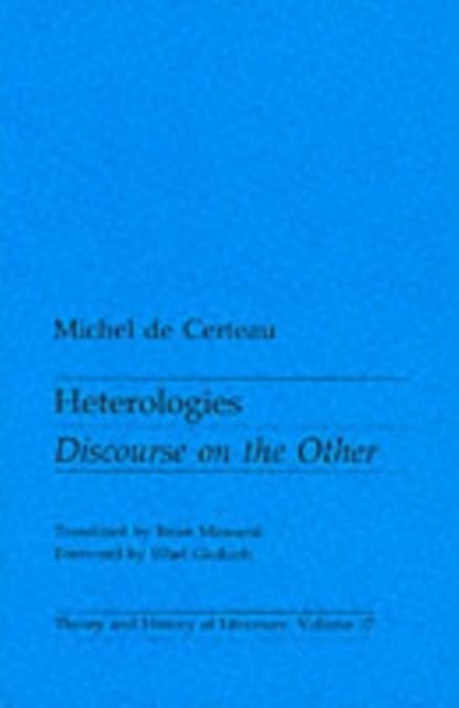 Heterologies : Discourse on the Other, Paperback / softback Book