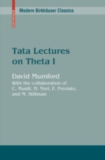 Tata Lectures on Theta I, PDF eBook