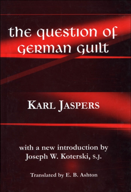 The Question of German Guilt, PDF eBook