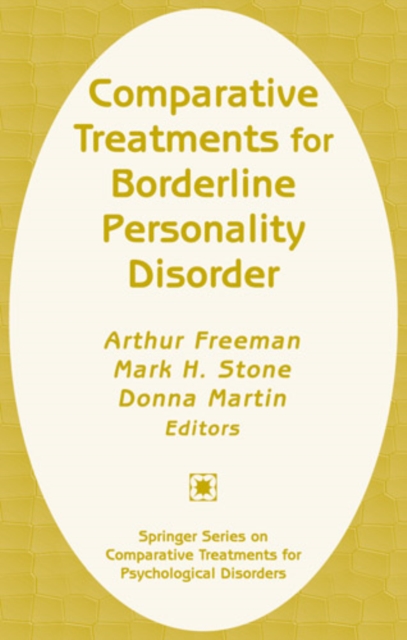 Comparative Treatments for Borderline Personality Disorder, PDF eBook