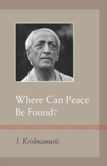 Where Can Peace Be Found?, EPUB eBook