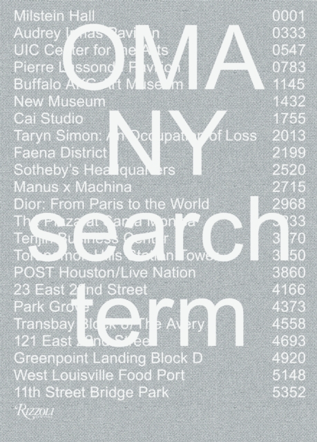 OMA NY : Search Term, Hardback Book