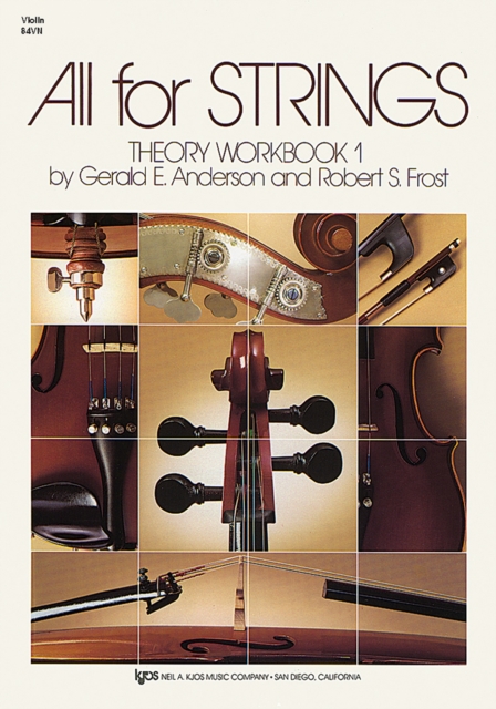 All for Strings Theory Workbook 1 Violin, Sheet music Book