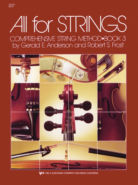 All for Strings Book 3 Violin, Sheet music Book