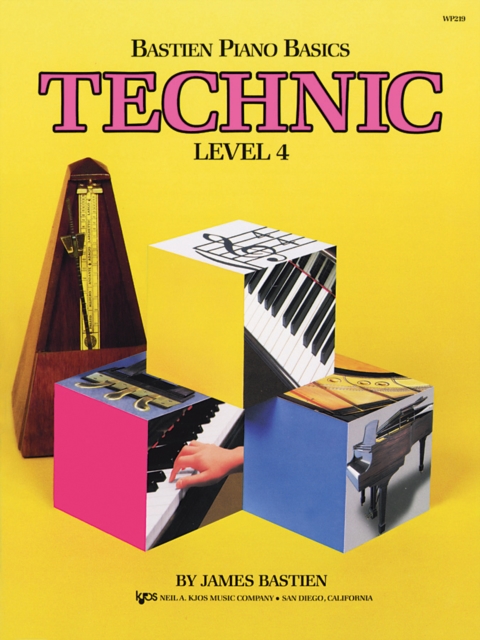 Bastien Piano Basics: Technic Level 4, Sheet music Book