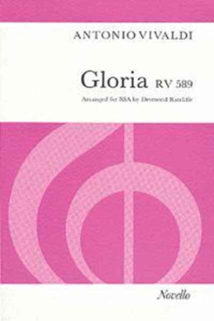 Gloria Rv589 (SSA), Sheet music Book