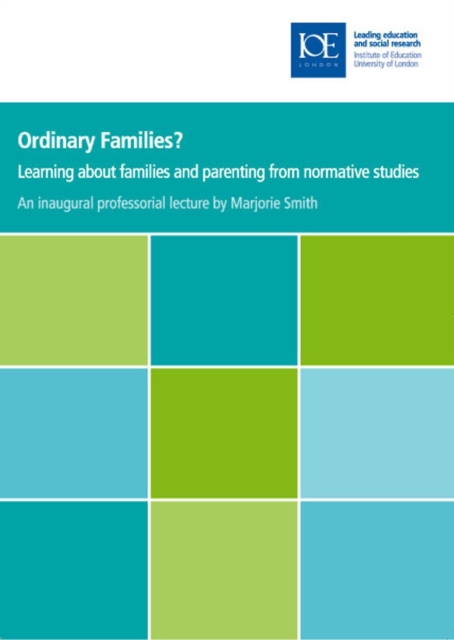 Ordinary Families? : Learning about families and parenting from normative studies, PDF eBook