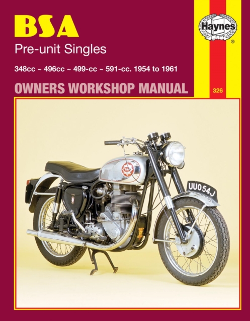 BSA Pre-unit Singles (54 - 61) Haynes Repair Manual, Paperback / softback Book
