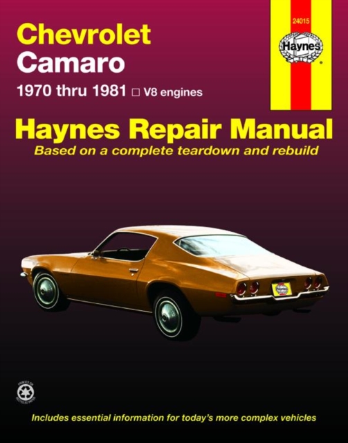 Chevrolet Camaro (70 - 81), Paperback / softback Book