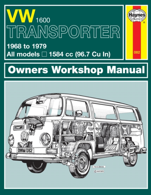 VW Transporter 1600 (68 - 79) Haynes Repair Manual, Paperback / softback Book