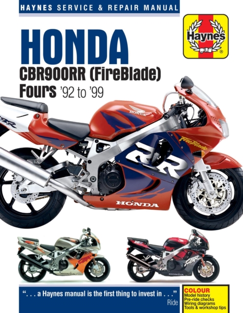 Honda CBR900RR FireBlade (92 - 99) Haynes Repair Manual, Paperback / softback Book