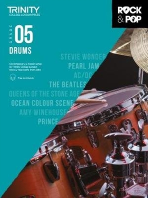 Trinity College London Rock & Pop 2018 Drums Grade 5, Sheet music Book