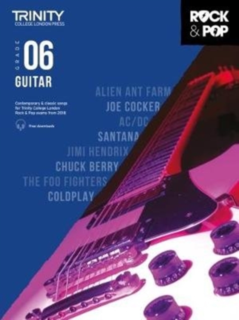 Trinity College London Rock & Pop 2018 Guitar Grade 6, Sheet music Book