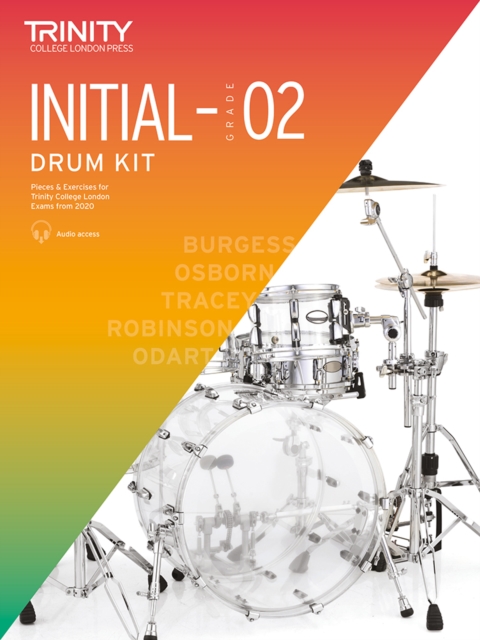 Trinity College London Drum Kit From 2020. Initial-Grade 2, Sheet music Book