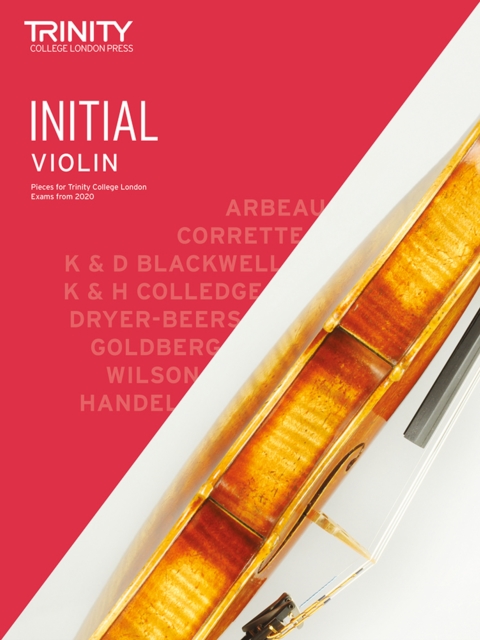Trinity College London Violin Exam Pieces From 2020: Initial, Sheet music Book