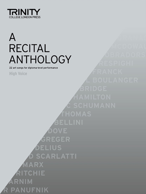A Recital Anthology (High Voice), Sheet music Book