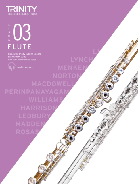 Trinity College London Flute Exam Pieces from 2023: Grade 3, Sheet music Book
