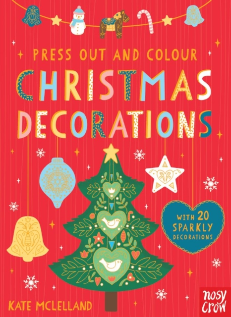 Press Out and Colour: Christmas Decorations, Board book Book