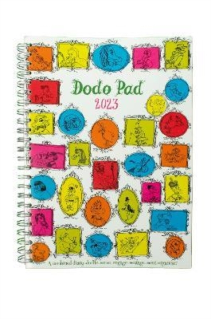 Dodo Pad Original Desk Diary 2023 - Week to View, Calendar Year Diary : A Diary-Organiser-Planner Book with space for up to 5 people/appointments/activities. UK made, sustainable, plastic free, Diary Book
