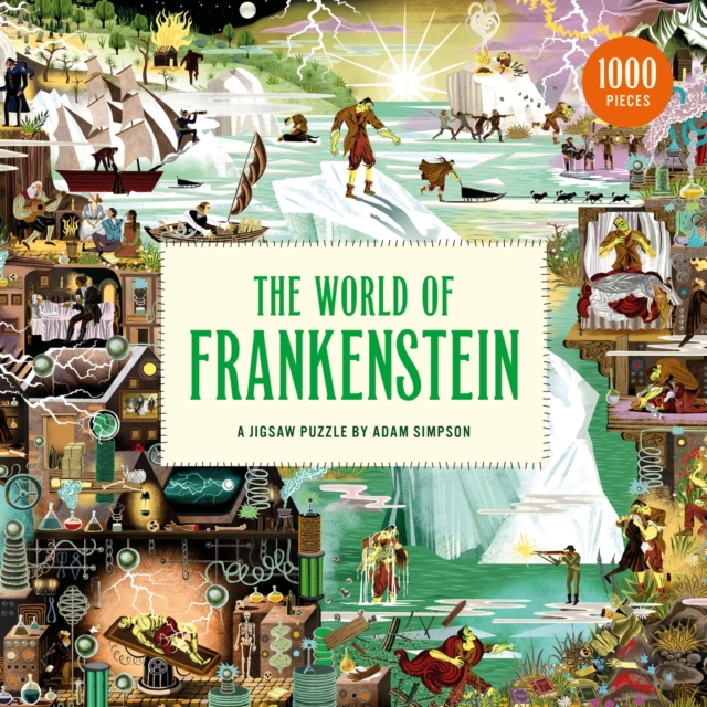The World of Frankenstein : A Jigsaw Puzzle by Adam Simpson, Jigsaw Book