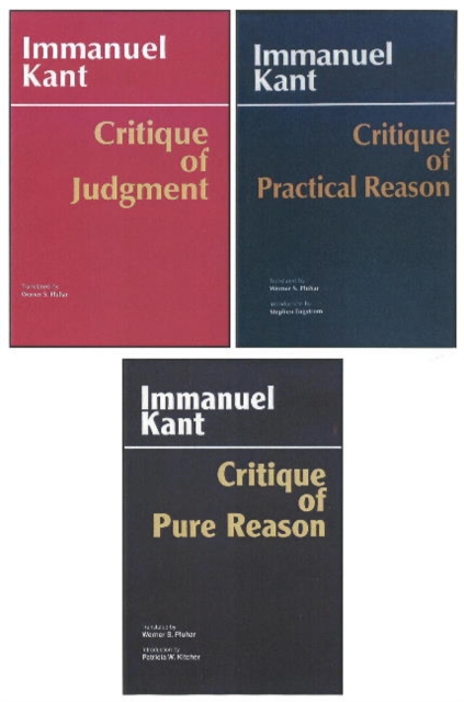 Three Critiques, 3-volume Set : Vol. 1: Critique of Pure Reason; Vol. 2: Critique of Practical Reason; Vol. 3: Critique of Judgment, Paperback / softback Book