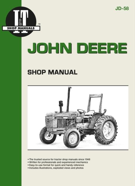 John Deere Model 2150-2555 Tractor Service Repair Manual, Paperback / softback Book