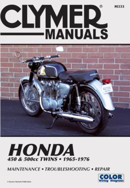 Honda CB/CL450 & CB500T Motorcycle (1965-1976) Service Repair Manual, Paperback / softback Book