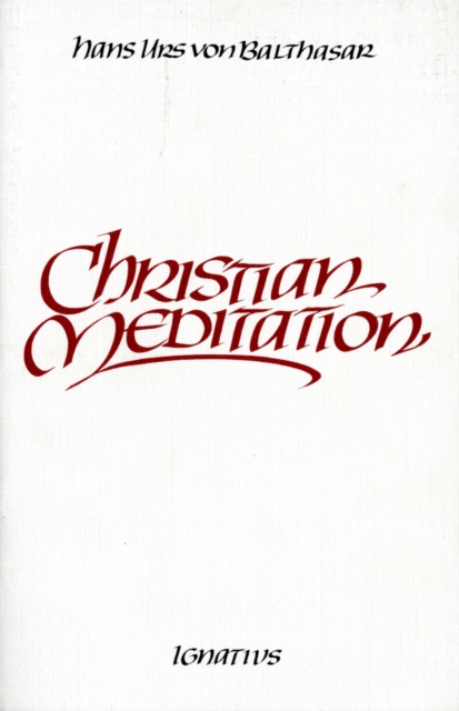 Christian Meditation, Paperback / softback Book