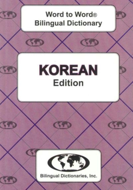 English-Korean & Korean-English Word-to-Word Dictionary, Paperback / softback Book