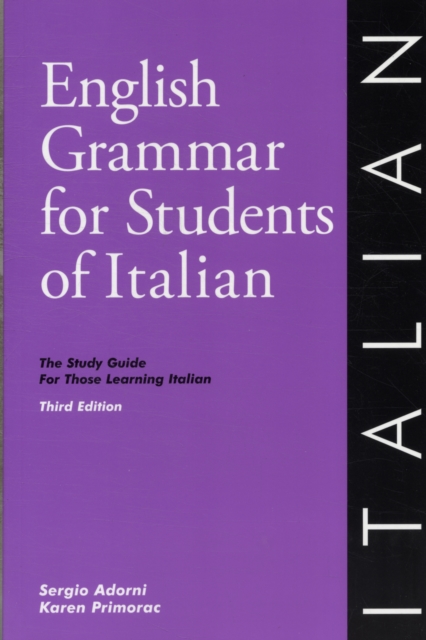 English Grammar for Students of Italian, Paperback / softback Book