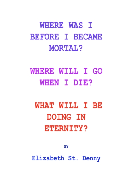 Where Was I Before I Became Mortal?, EPUB eBook