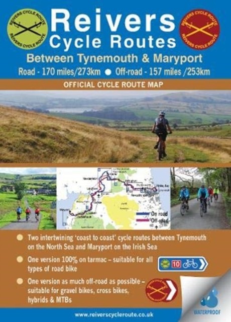 Reivers Cycle Routes - On and Off-road (waterproof), Sheet map, folded Book