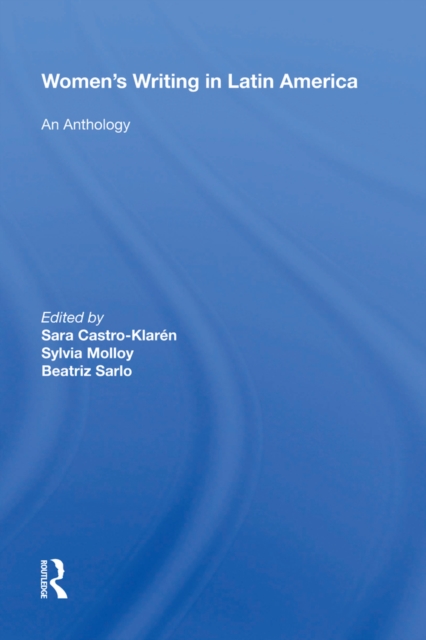 Women's Writing In Latin America : An Anthology, EPUB eBook