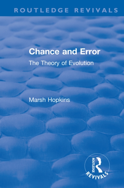 Chance and Error : The Theory of Evolution, PDF eBook
