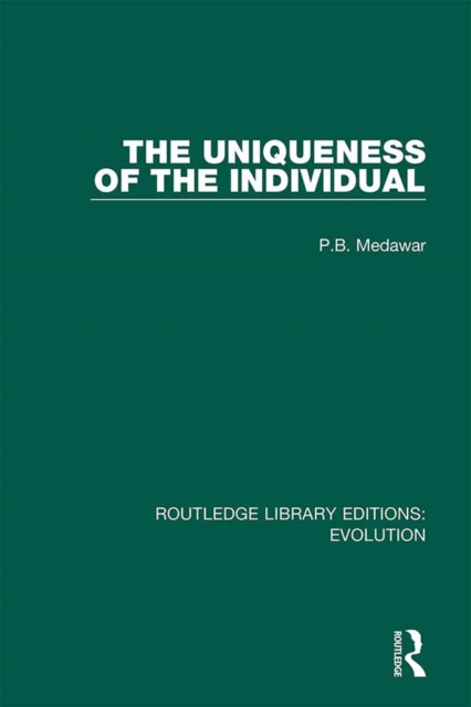 The Uniqueness of the Individual, PDF eBook