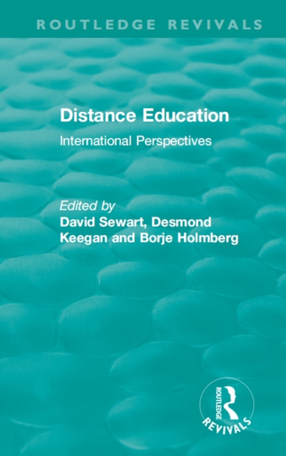 Distance Education : International Perspectives, PDF eBook