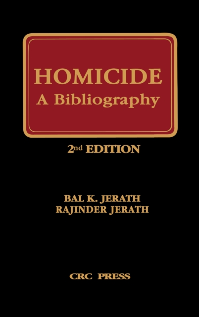 Homicide : A Bibliography, Second Edition, PDF eBook