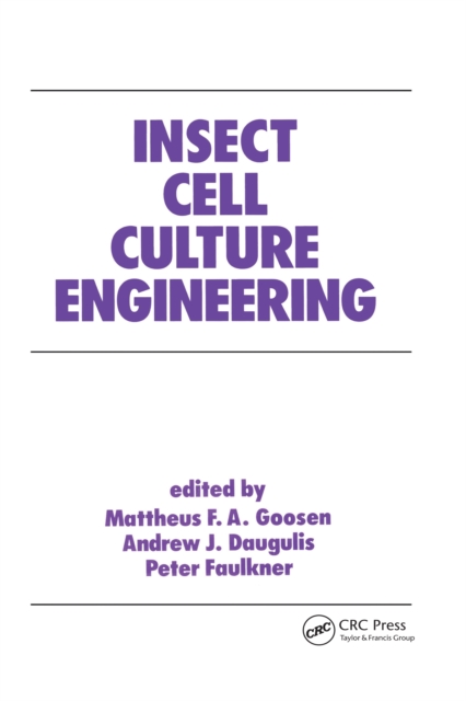 Insect Cell Culture Engineering, PDF eBook