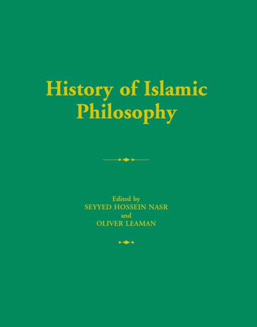 History of Islamic Philosophy, PDF eBook