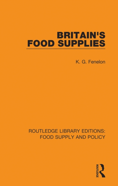 Britain's Food Supplies, PDF eBook