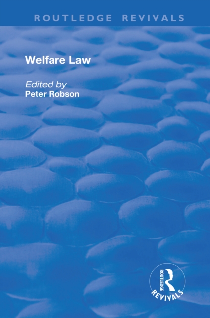 Welfare Law, EPUB eBook